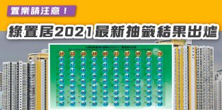 綠置居2021最新抽籤結果出爐 – 抽爆啟鑽苑青富苑蝶翠苑 綠置居2021
