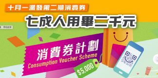 【10月1派發第二期消費券 八達通:7成人用畢2000元】 消費券