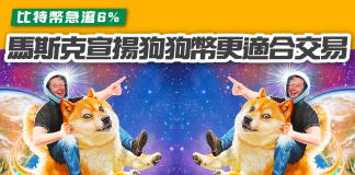 【比特幣急瀉6% 馬斯克宣揚狗狗幣更適合交易】 狗狗幣