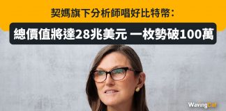 契媽旗下分析師唱好比特幣:總價值將達28兆美元 一枚勢破100萬 比特幣