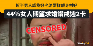 近半男人認為好老婆要樣靚身材好 44%女人期望求婚鑽戒逾2卡 好老婆
