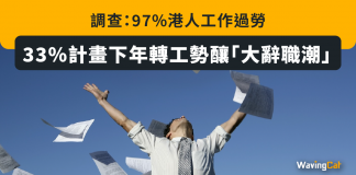 調查:97%港人工作過勞 33%計畫下年轉工勢釀「大辭職潮」 轉工