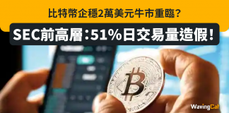 比特幣企穩2萬美元牛市重臨? SEC前高層:51%日交易量造假! 比特幣