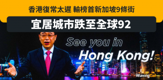 Goodbye Hong Kong 香港復常太遲 宜居城市跌至全球92 輸榜首新加坡9條街 宜居城市