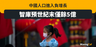 中國人口現負增長 料世料末僅剩5億人 中國人口現負增長 料世料末僅剩5億人