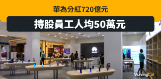 華為分紅720億 持股員工人均獲50萬 華為分紅720億 持股員工人均獲50萬