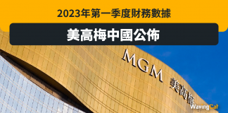 美高梅中國公佈2023年第一季度財務數據 美高梅中國公佈2023年第一季度財務數據