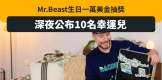 收入最高YouTuber MrBeast 25歲生日派錢 10人各獲1萬美元 收入最高YouTuber MrBeast 25歲生日派錢 10人各獲1萬美元