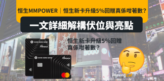恒生MMPOWER|恒生新卡升級5%回贈真係咁著數?一文詳細解構伏位與亮點(24/7更新資料) 恒生MMPOWER|恒生新卡升級5%回贈真係咁著數?一文詳細解構伏位與亮點