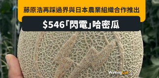 潮流教父藤原浩再踩過界 合作推出$546「閃電」哈密瓜 潮流教父藤原浩再踩過界 合作推出$546「閃電」哈密瓜