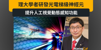 理大學者研發光電梯級神經元 提升人工視覺動態感知功能 理大學者研發光電梯級神經元 提升人工視覺動態感知功能