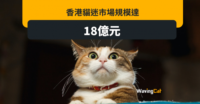 團體分析調查 香港貓迷市場規模破18億元