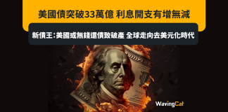 美國債突破33萬億 利息開支有增無減 新債王:美國或無錢還債致破產 全球走向去美元化時代 美國債突破33萬億 利息開支有增無減 新債王:美國或無錢還債致破產 全球走向去美元化時代