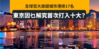 全球百大旅遊城市港排17名 東京因乜解究首次打入十大? 全球百大旅遊城市港排17名 東京因乜解究首次打入十大?