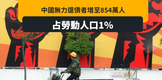 中國無力還債者增至854萬人 佔勞動人口1% 中國無力還債者增至854萬人 佔勞動人口1%