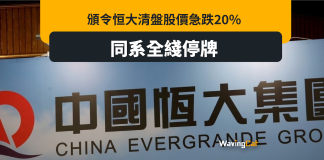 恒大終被頒令清盤 股價急跌20% 累同系全線停牌 恒大終被頒令清盤 股價急跌20% 累同系全線停牌