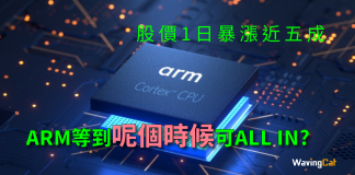 股價1日暴漲近五成 ARM等到呢個時候可ALL IN? 股價1日暴漲近五成 ARM等到呢個時候可ALL IN?