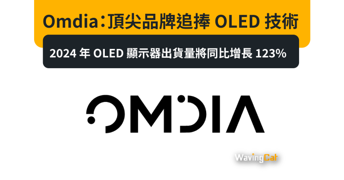 Omdia：頂尖品牌追捧 OLED 技術，2024 年 OLED 顯示器出貨量將同比增長 123%