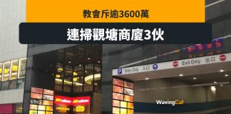 香港基督教會斥逾3600萬 連掃三伙觀塘商廈 教會斥逾3600萬 連掃三伙觀塘商廈