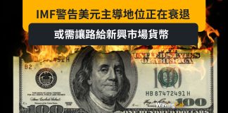 IMF警告美元主導地位正在衰退 或需讓路給新興市場貨幣 IMF警告美元主導地位正在衰退 或需讓路給新興市場貨幣