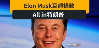 Elon Musk巨額捐款 All in特朗普 Elon Musk巨額捐款 All in特朗普