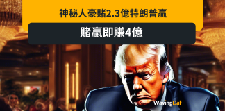 神秘人豪賭2.3億特朗普贏 賭贏即賺4億 神秘人豪賭2.3億特朗普贏 賭贏即賺4億