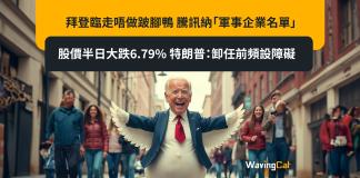 拜登臨走唔做跛腳鴨 騰訊納「軍事企業名單」 股價半日大跌6.79% 特朗普:卸任前頻設障礙 拜登臨走唔做跛腳鴨 騰訊納「軍事企業名單」 股價半日大跌6.79% 特朗普:卸任前頻設障礙