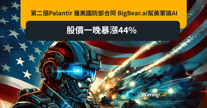 第二個Palantir 獲美國防部合同 BigBear.ai幫美軍搞AI 股價一晚暴漲44%