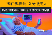 潛在規模達43萬億美元 特朗普批准401(k)退休金投資比特幣 潛在規模達43萬億美元 特朗普批准401(k)退休金投資比特幣